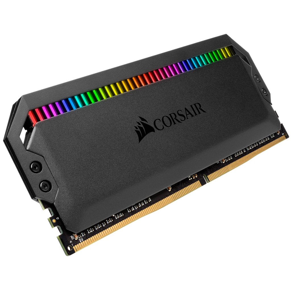 KIT MEMORIA RAM CORSAIR DOMINATOR PLATINUM BLACK RGB 32GB (16GB X